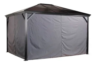 Sojag Pavillon Verona Vorhängen | 3 × 4 m