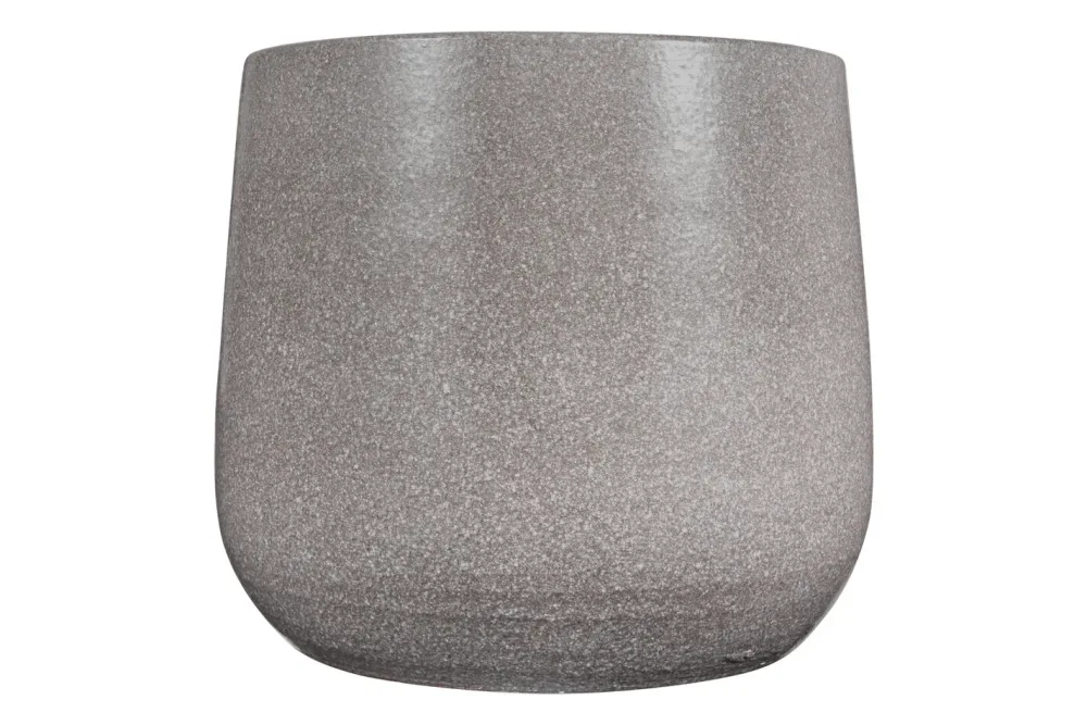 Übertopf Silbergrau Ø19xH16cm Grau