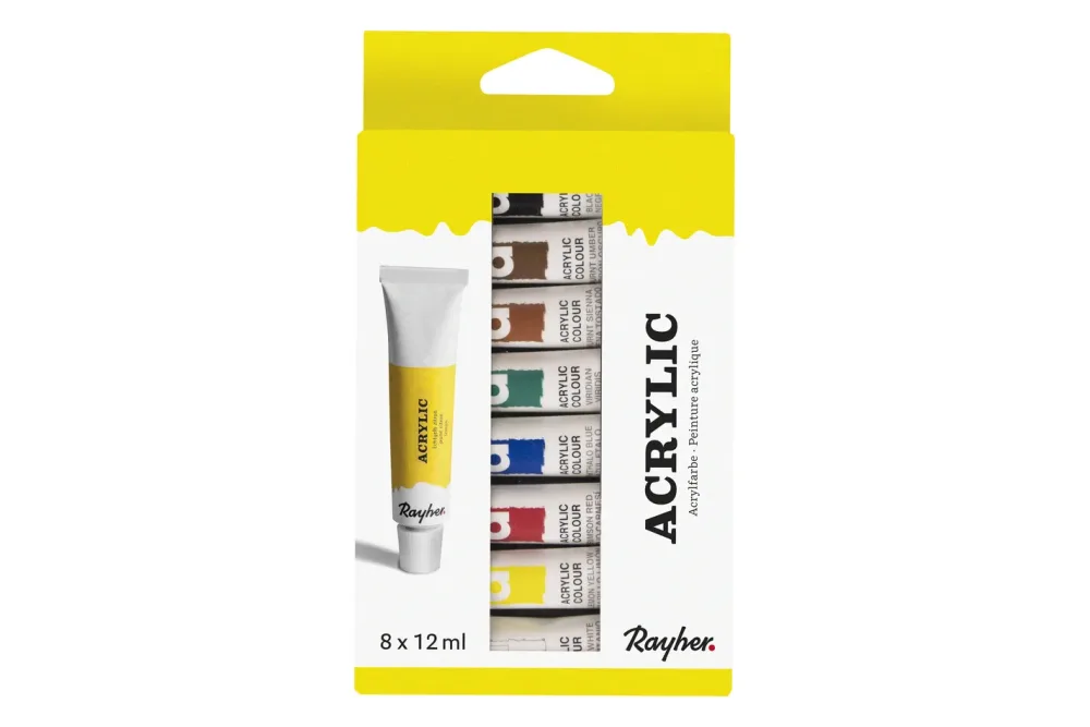 Künstler-Set Acrylfarben 8 Farben