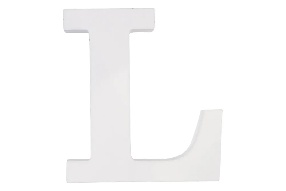 MDF Buchstabe L, FSC 100%, 9,7x2x11cm