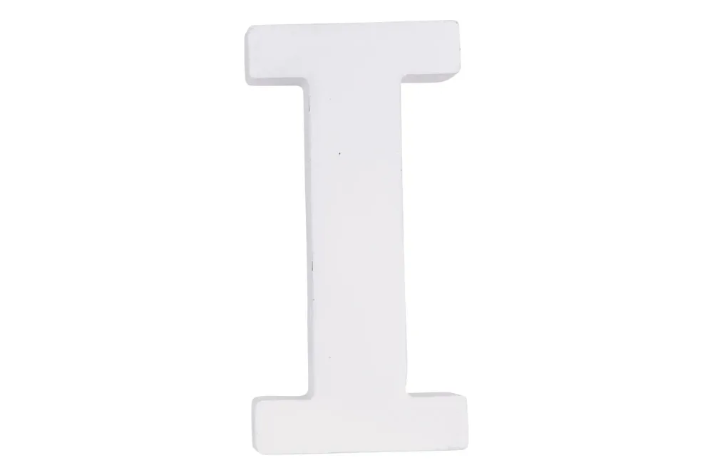 MDF Buchstabe I, FSC 100%, 5,4x2x11cm