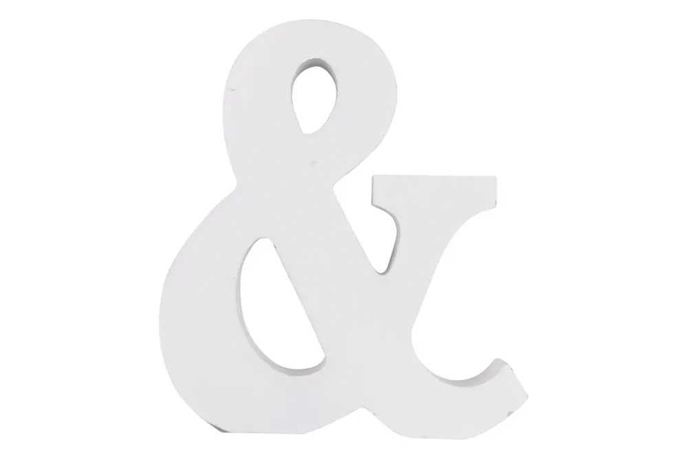 MDF Zeichen&, FSC 100%, 9,2x2x11cm