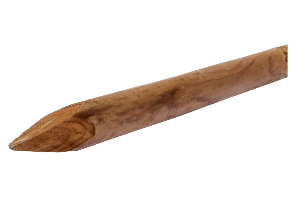 Jardin Royal Holzpfahl gespitzt, braun imprägniert | 150 x 5 cm