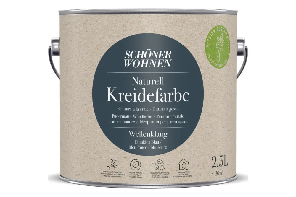 Naturell Kreidefarbe Wellenklang 2,5 L