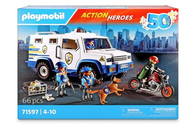 Playmobil - 71597 Geldtransporter, Multicolor