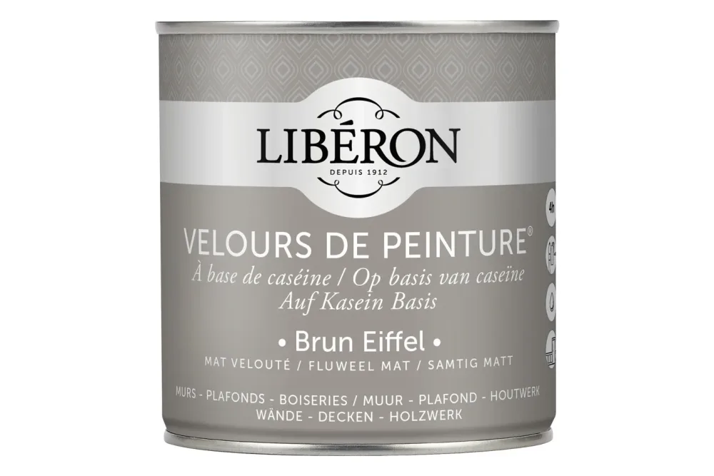 Liberon Wandfarbe braun Eiffel 0.5L