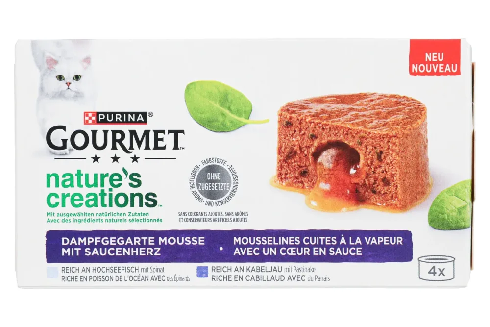 Gourmet Nature's Creation Nassfutter Fisch 4x85g