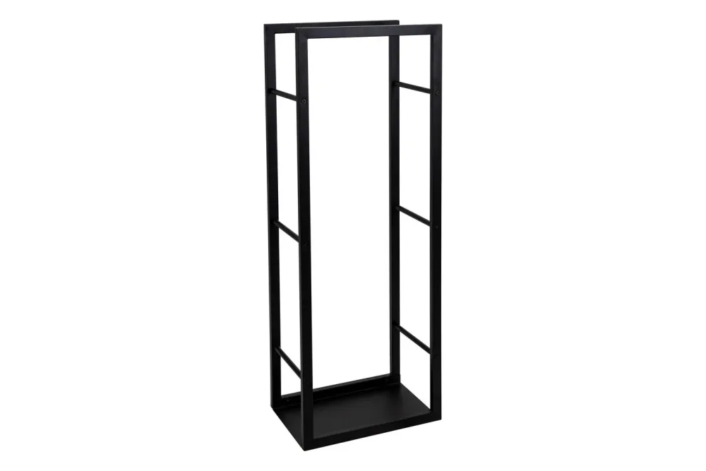 Nouvel Kaminholzregal Billie, schwarz, L 44.5 x B 30 x H 120 cm