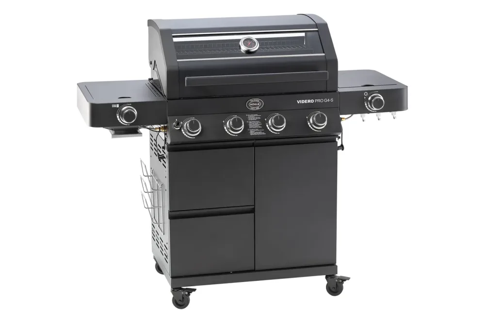 Rösle Gasgrill Videro Pro G4-S Vario+ | Edelstahl, Stahl beschichtet