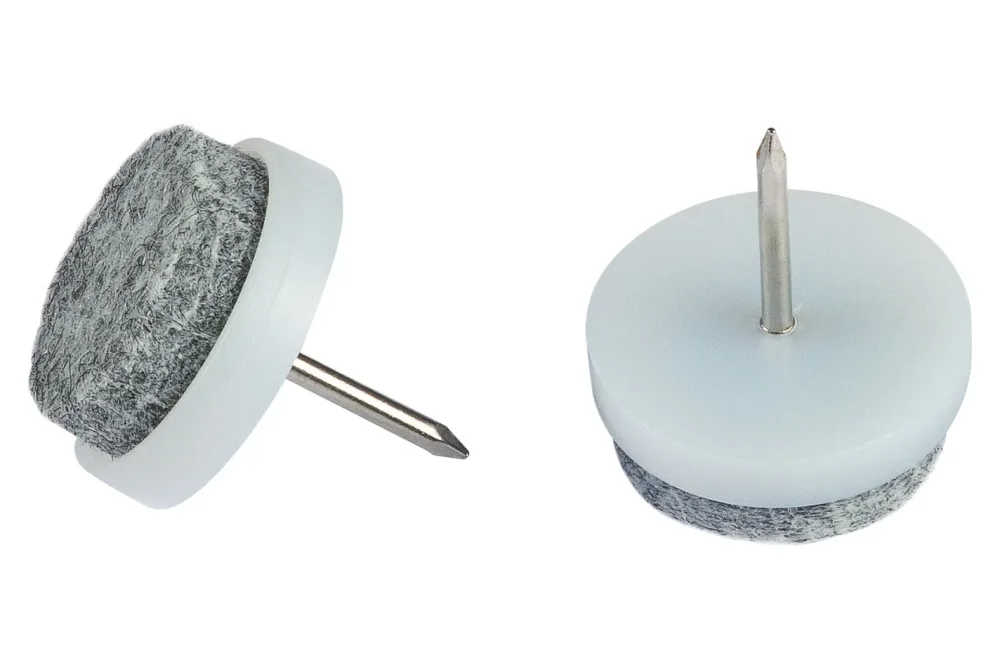 Filzgleiter mit Stift weiss 20mm 16St