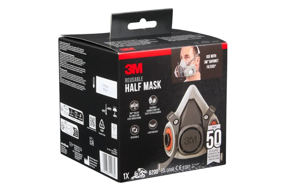 3M Maskenkörper | für wechselbare Filter | 6200