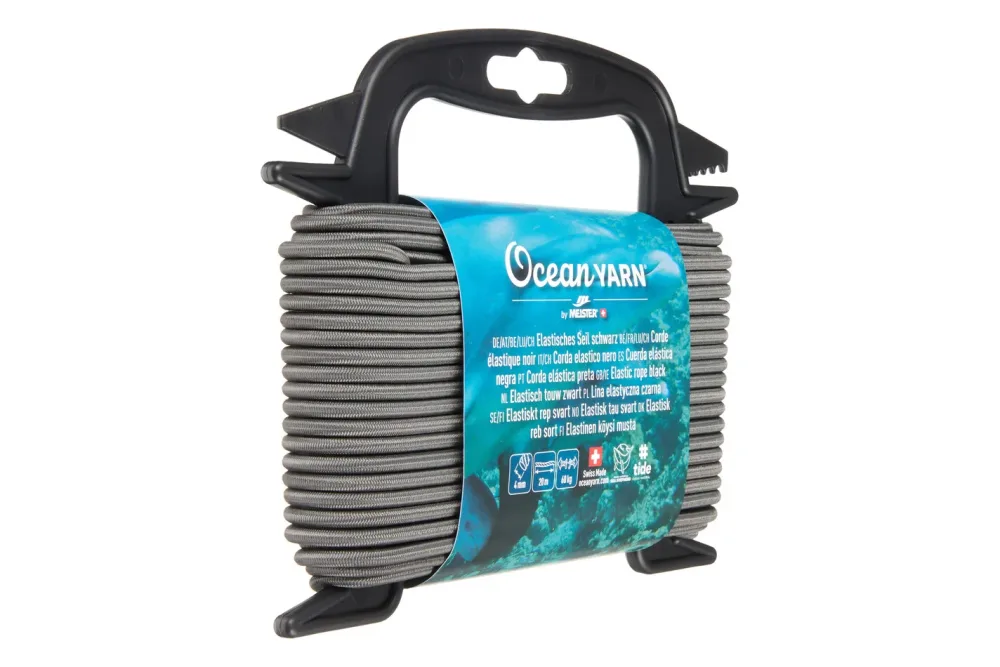 Meister Elast. Seil rPET 4mm/20m schwarz