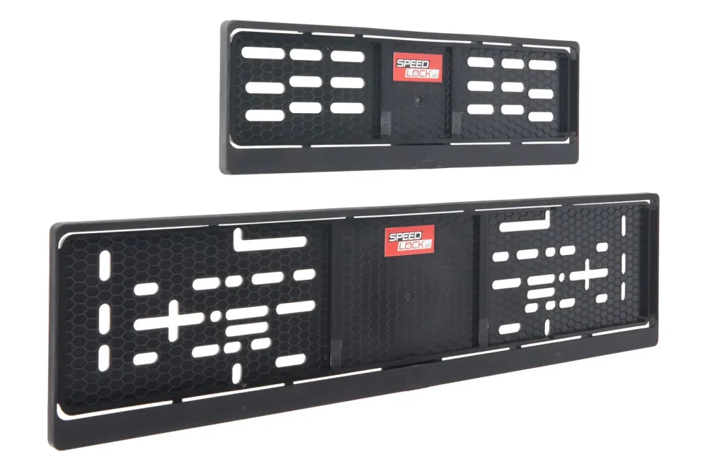SPEEDLOCK Nummernrahmen-Set, Kunststoff, 30 × 8cm/50 × 11cm