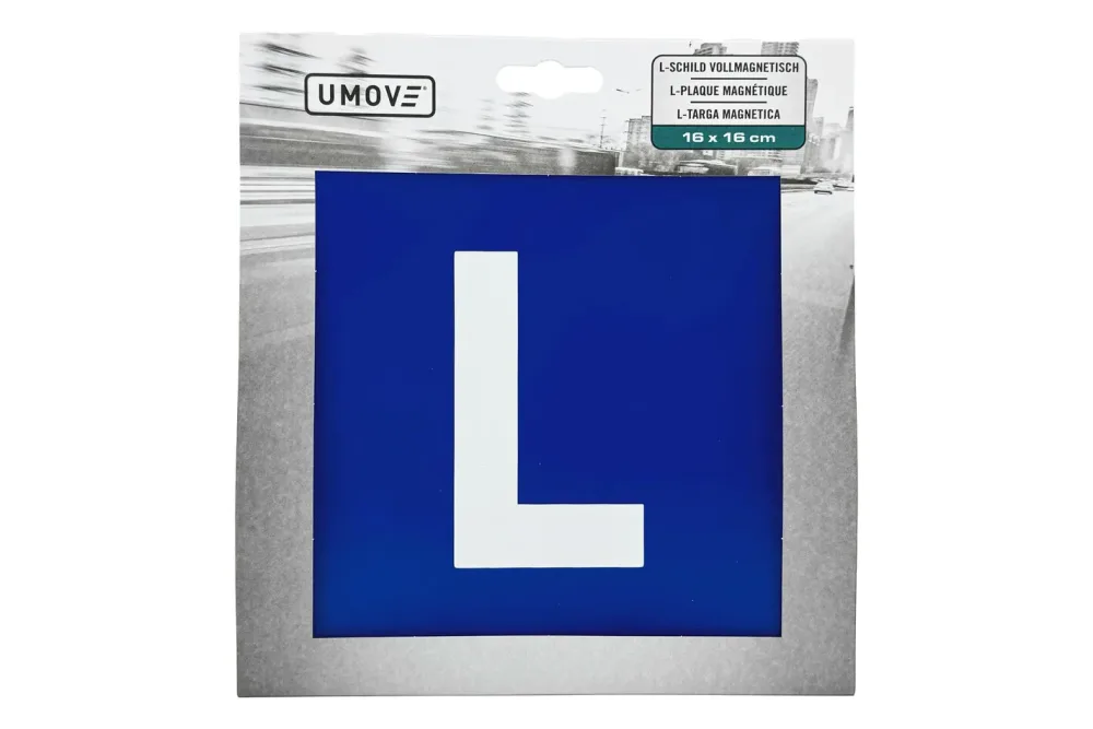 Umove L-Schild vollmagnetisch 16 x 16 cm