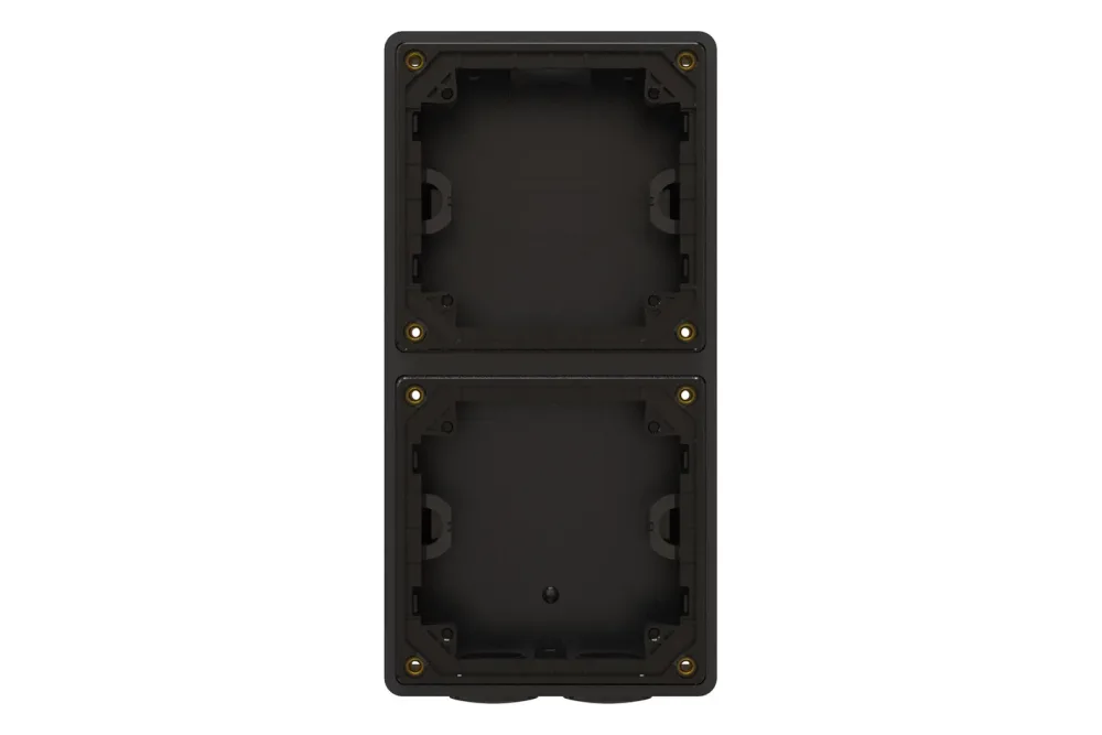 Max Hauri Exo Gehäuse Gr.2x1 AP exo Ip55 schwarz
