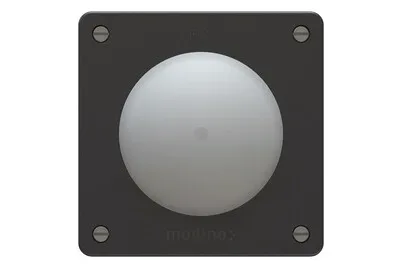 Modino Exo Drucktaster A/R beleuchtet Einsatz +Frontset exo Ip55 schwarz
