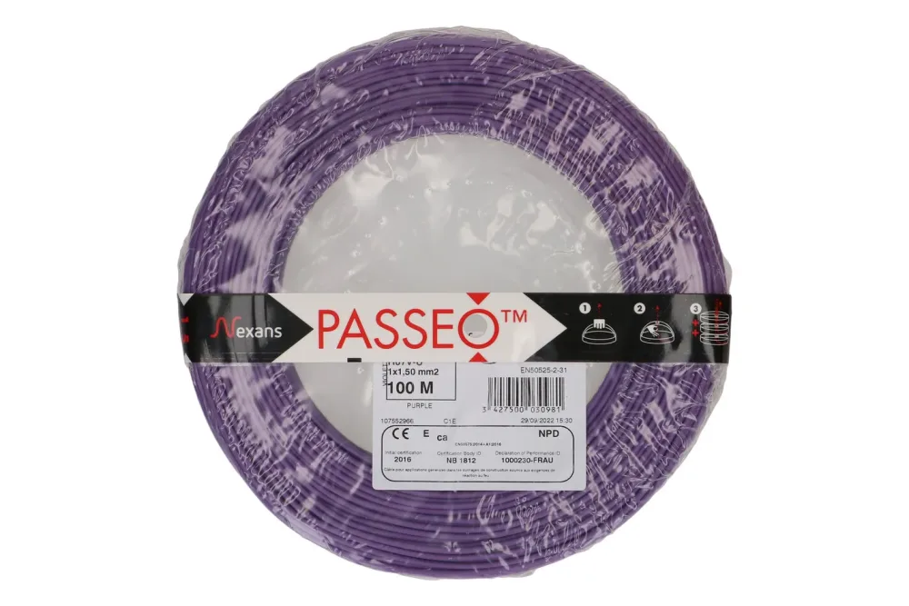 Max Hauri AG T-Draht H07V-U1X1.5 violett
