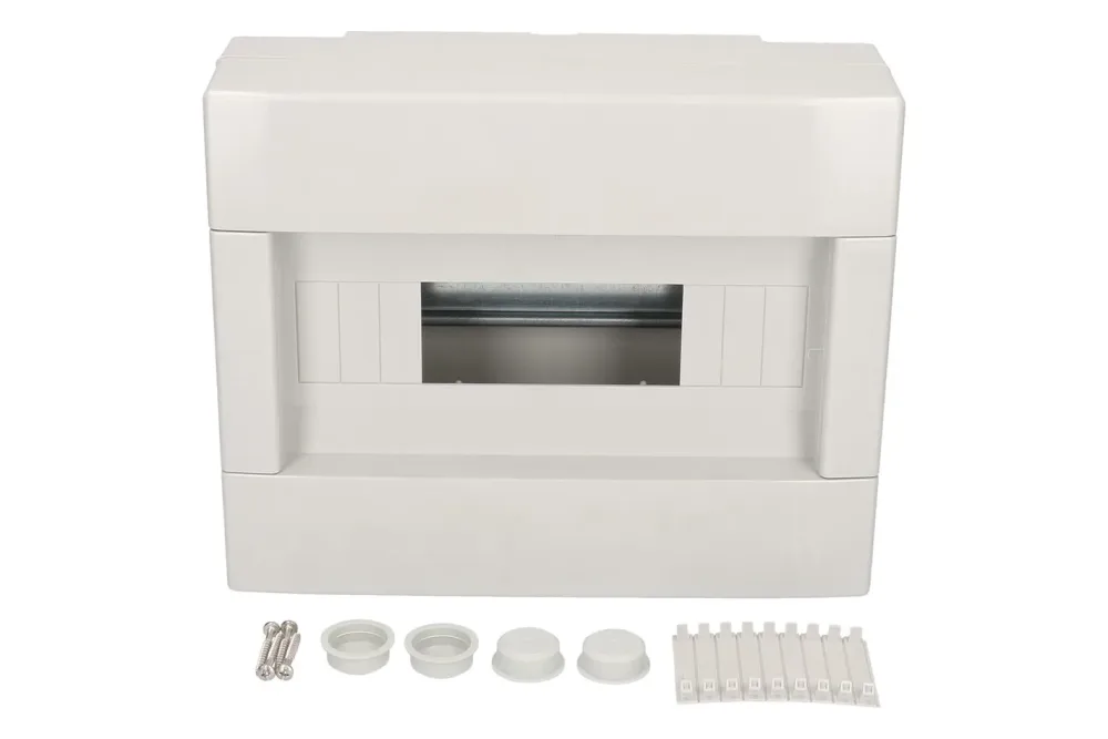 Max Hauri AG Kleinverteilung AP 1-reihig 12 Module grau Ip40
