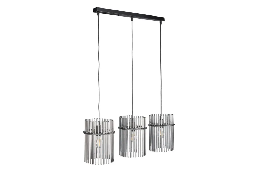 Hängelampe GORLEY 80x140cm 60W schwarz