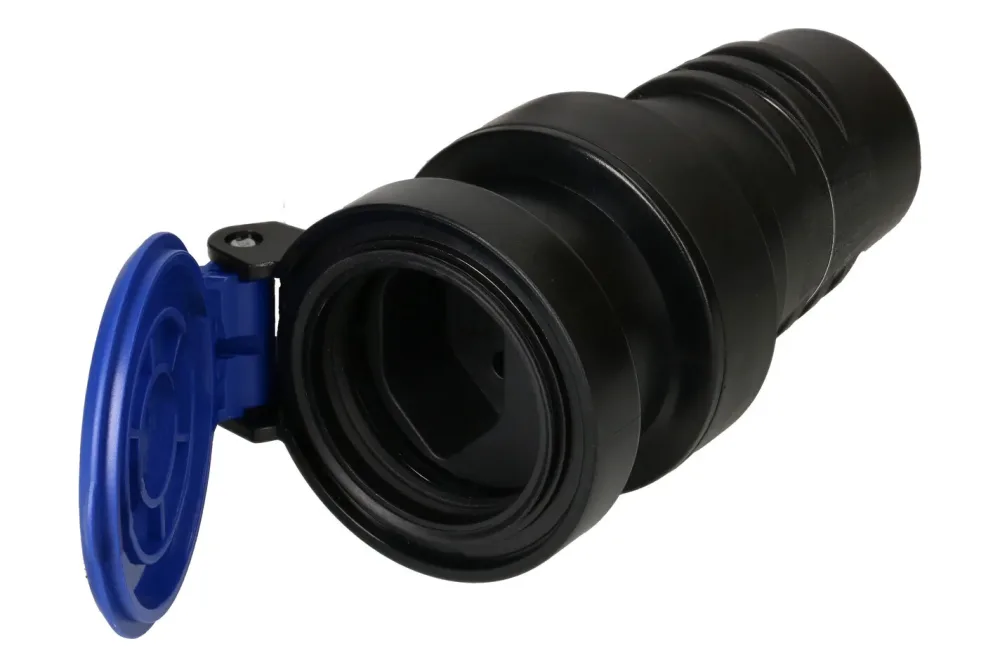 Max Hauri Kupplung Typ 13 3-polig schwarz/blau Ip55