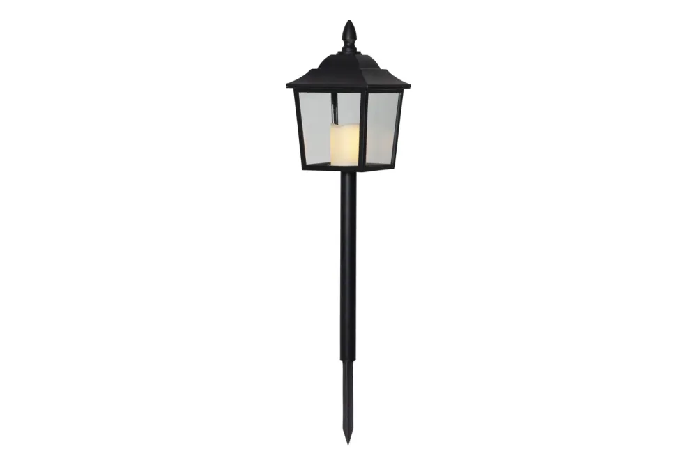LED Grablicht Flame Laterne