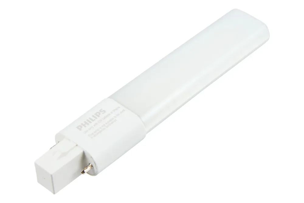 Philips LED-Ersatz für Kompaktleuchtstofflampen Pl-S 9/11W, 2-pin, G23-Sockel, weiss (3000K)