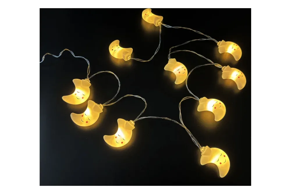 Mood Akku Lichterkette 5cm Mond