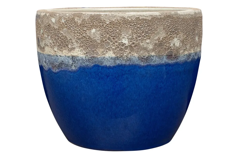 Jardin Royal Pflanztopf Adria | Ø 26 x 21 cm | Blau
