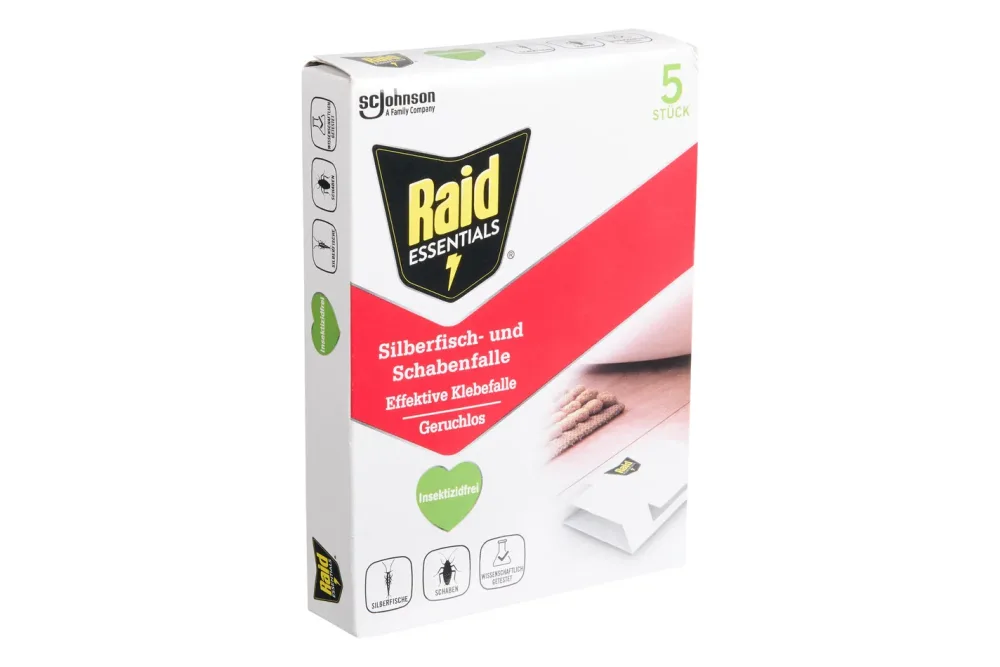 Raid Essentials Silberfischchenfalle | 5 Stück