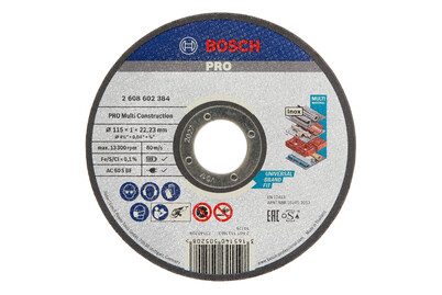Bosch Accessories ACS 60 V BF 2608602384 Trennscheibe gerade 115 mm 22.23 mm 1 St.