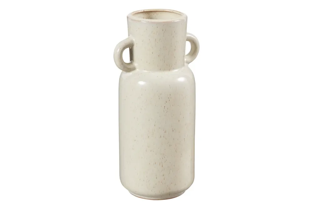 Keramikvase mit 2 Hänkel h21.5cm