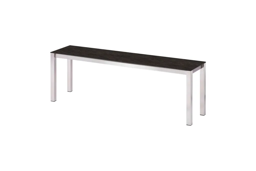 Ellems Stettin HPL Bank Schiefer | 180 x 32.5 x 45 cm