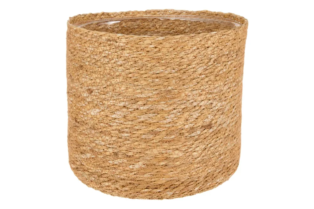 Übertopf Korb Ø24xH22.5CM Nuss SG