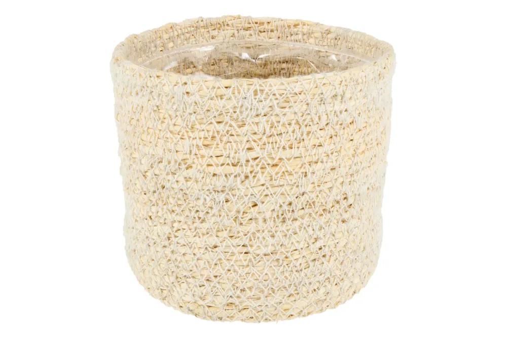 Übertopf Korb Ø13xH12CM Nature SG