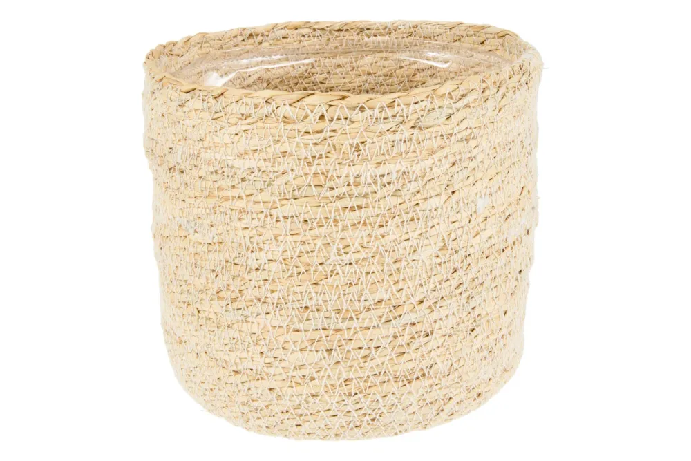 Übertopf Korb Ø17xH16CM Nature SG