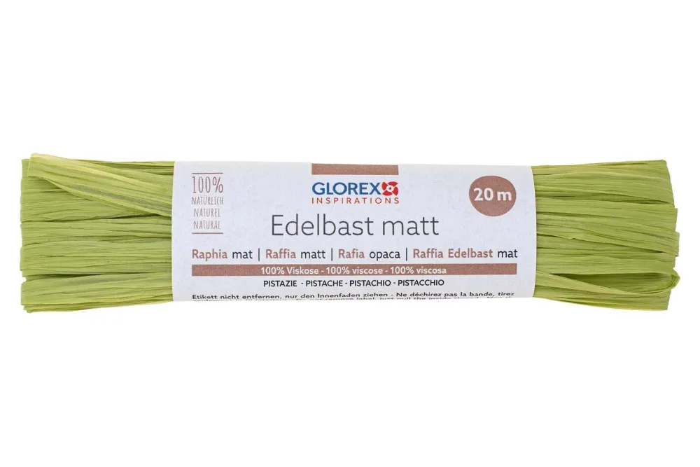Edelbast matt 20m pistazie