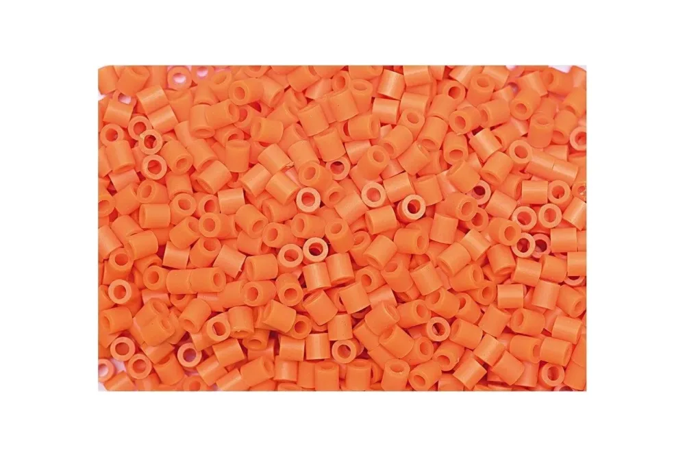 Rico B&uuml;gelperlen, orange, 5 x 5 mm, ca. 1'000 St&uuml;ck