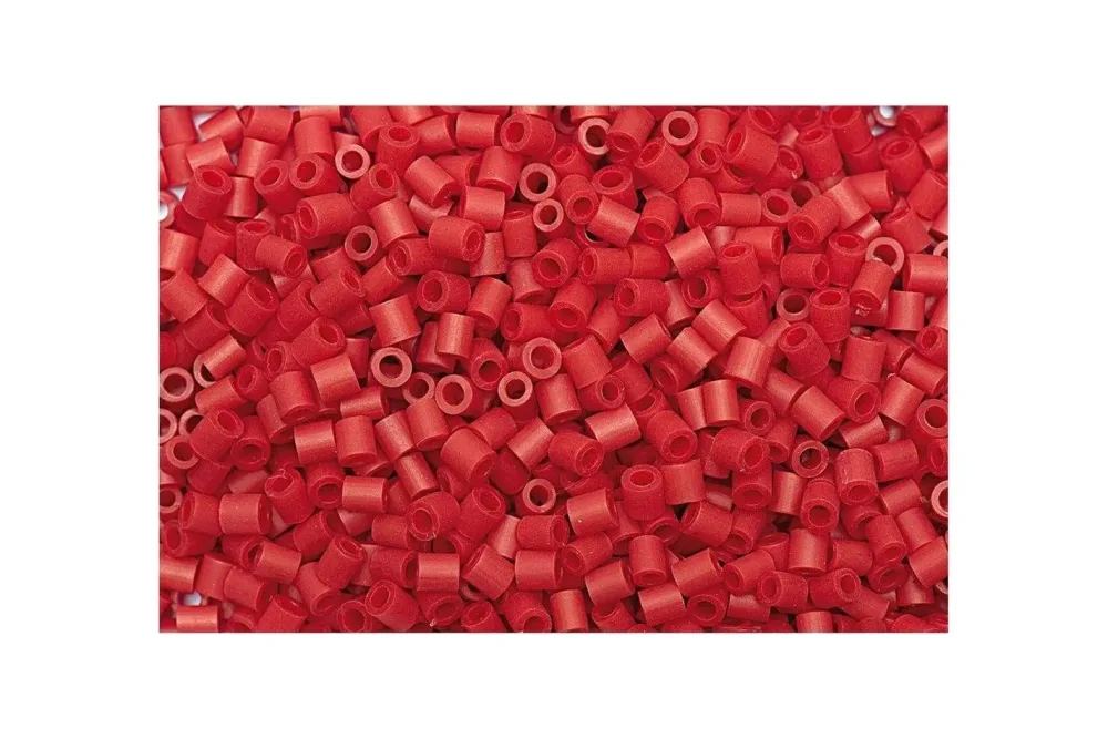 Rico B&uuml;gelperlen, rot, 5 x 5 mm, ca. 1'000 St&uuml;ck