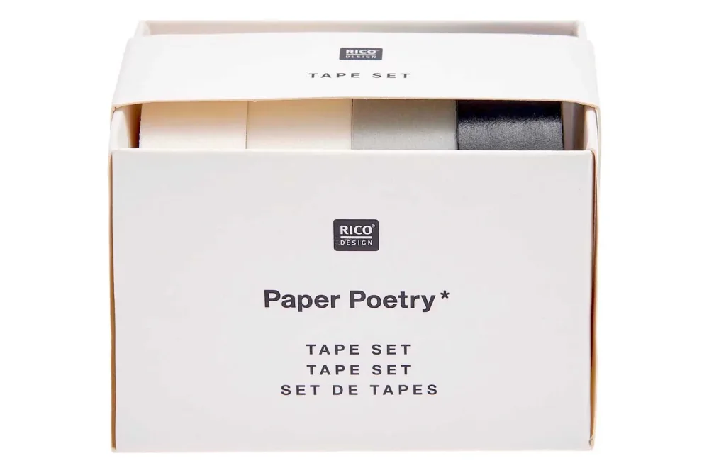 RICO-Design - Tape, 5X7X5CM, Schwarz/Weiss