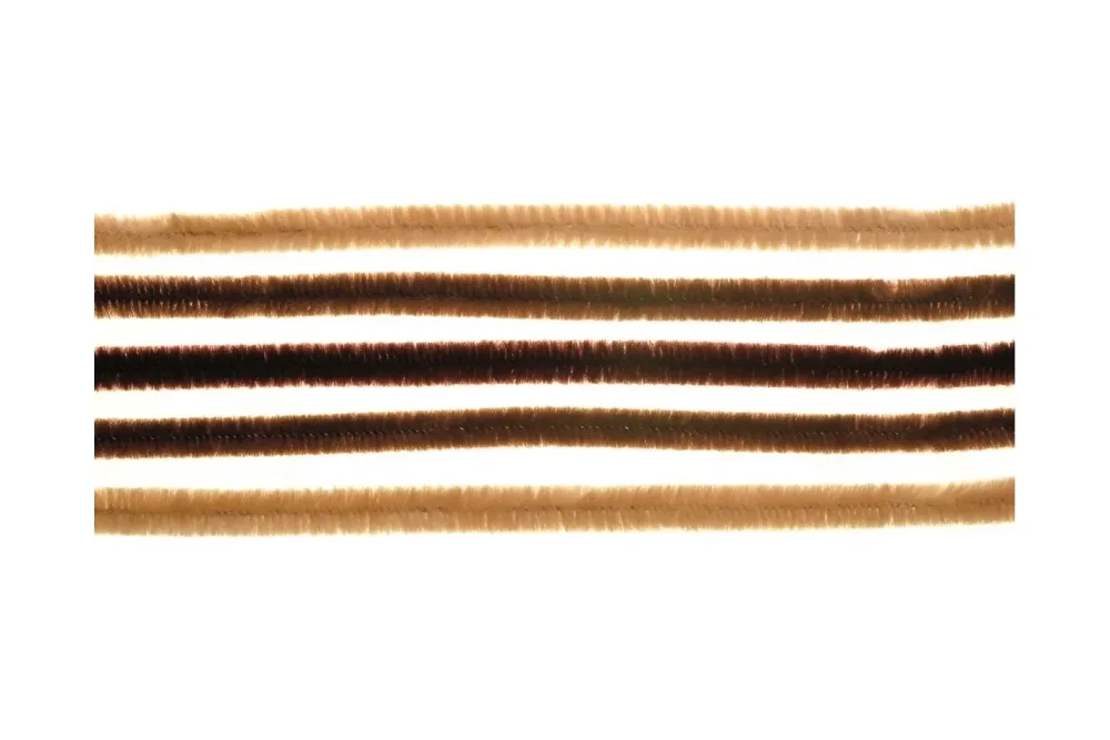 Biegeplüsch Mix 10 St, 50 cm Brauntöne