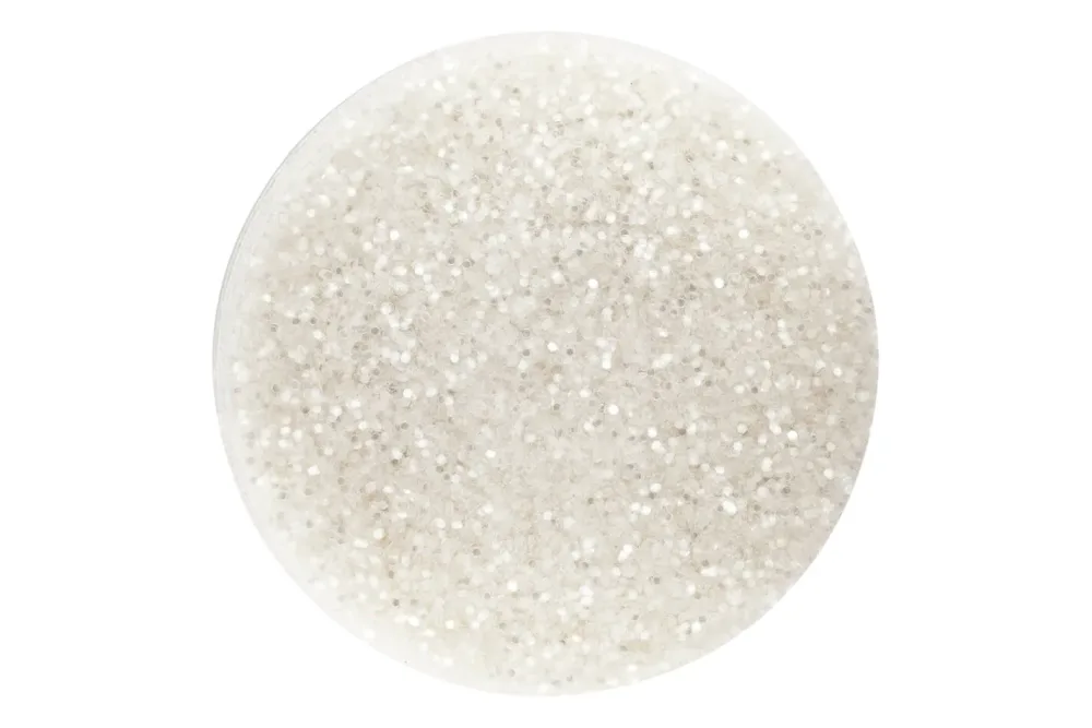 Bio Glitter fein, 10g weiss