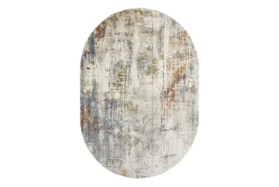 Teppich Molinos Oval | blau | 160 x 230 cm