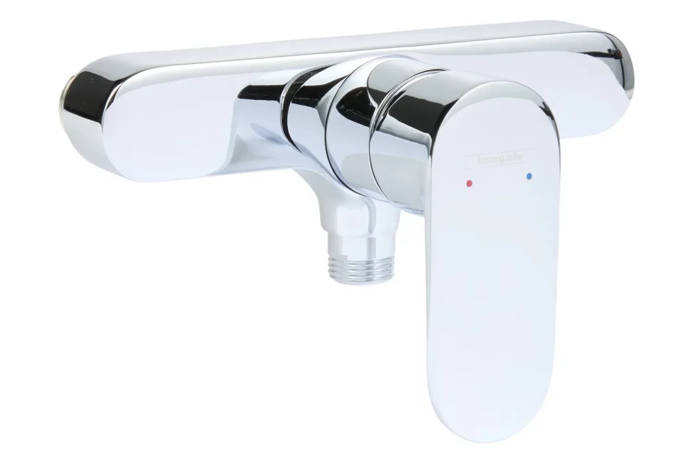 hansgrohe Vernis Blend Einhebel-Brausemischer Aufputz mit Stichmaß 15,3 cm Chrom