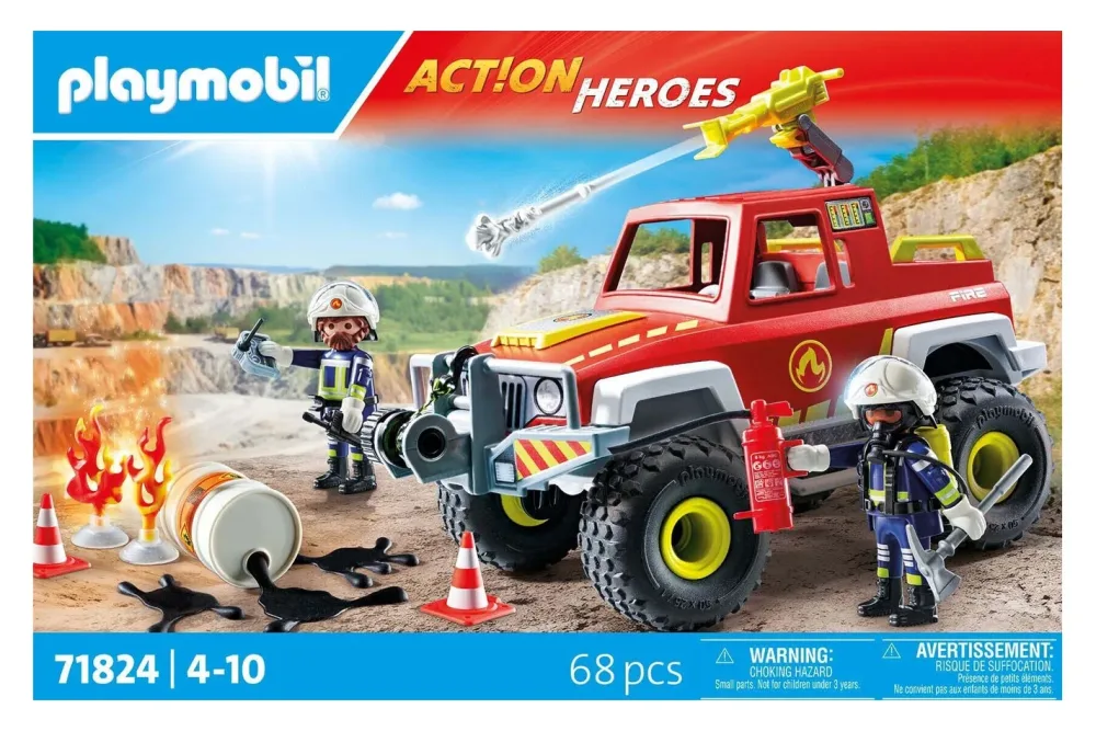 Playmobil - 71824 Feuerwehrtruck, Multicolor