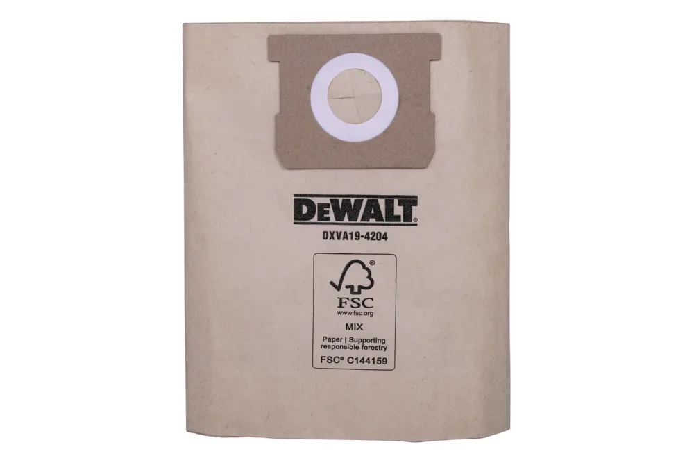 DeWalt Papierfilterbeutel Dxva19-4204 FSC 3Stk