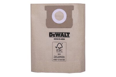 DeWalt Papierfilterbeutel Dxva19-4204 FSC 3Stk
