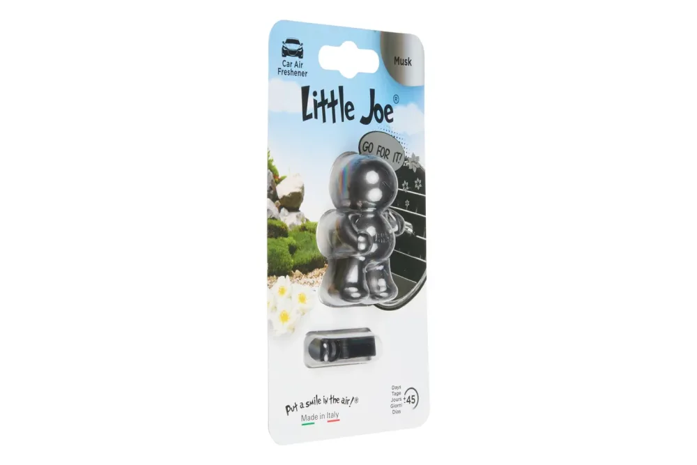 Little Joe Lufterfrischer OK Metallic Musk | schwarz