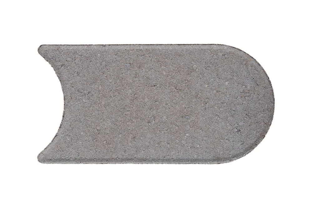 Rasenmähkante grau 33x16x4 cm