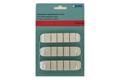 Kabelhalter selbstklebend weiss 3 Stk.