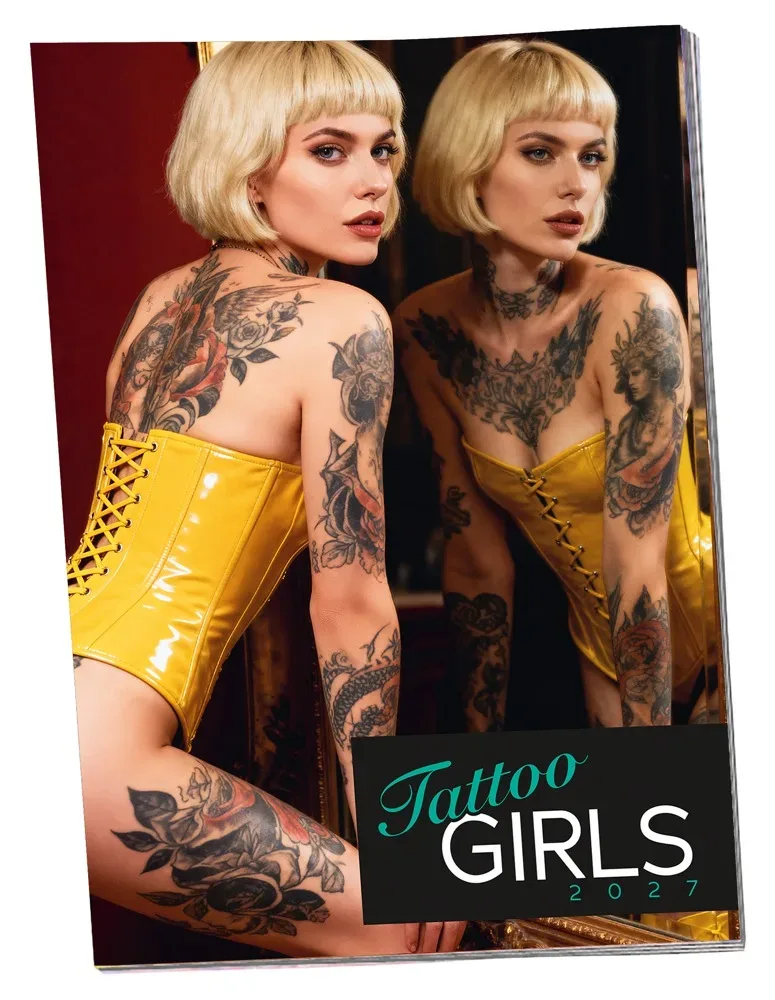 Pin-up Kalender ?Tattoo-Girls 2027? im Großformat